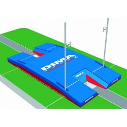 INTERNATIONAL DOUBLE-FRONT UP&amp;DOWN POLE VAULT LANDING SYSTEM 11.00 X 6.00 M