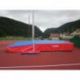 POLE-VAULT RAIL BASE PAD