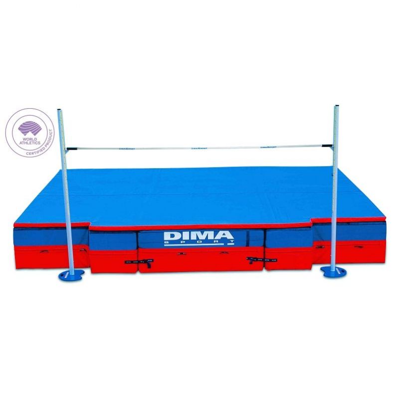 CHALLENGER HIGH JUMP LANDING SYSTEM <br />CERTIFIED WORLD ATHLETICS <br />6.00 X 4.25/4.00 X 0.70M