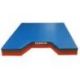 NAGE-KOMI DROP MAT <br />WITH TRAPEZOIDAL NOTCH<br />240 X 200 X 20 CM