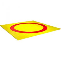 REVERSIBLE EDUCATIONAL WRESTLING MAT COVER 1 CIRCLE / 4 CIRCLES