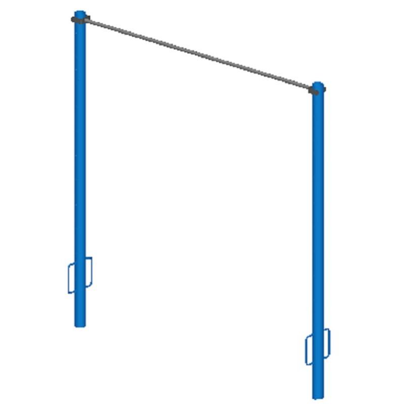 NON-CABLED HIGH BARS<br />1, 2 OR 3 SPACES