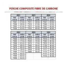 PACER CARBON FIBER COMPOSITE POLE FROM 4.15M TO 5M00