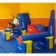 RAISED BALANCE BEAM<br />FOAM FOR CHILDRENS<br />120 x 60 x 55 CM