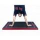 HSPU BLACK FITNESS MAT 122 X 70 X 4 CM<br />WITH MARKING 101.6 X 60.96 CM