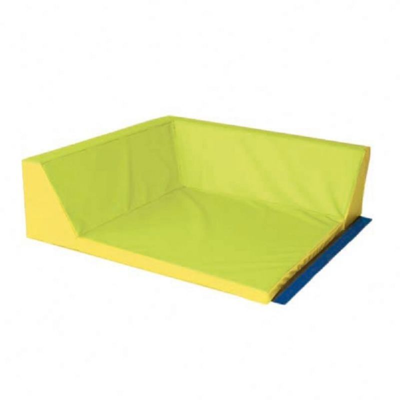 CORNER MAT WITH BACK SUPPORT<br />QUIET DIMAKID RANGE<br />96 X 96 X 30 CM