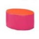 MINI POUF OVAL POUR ENFANT<br />26 X 34 CM