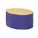 MINI POUF OVAL POUR ENFANT<br />26 X 34 CM