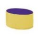 MINI POUF OVAL POUR ENFANT<br />26 X 34 CM